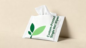 Lenços Individuais Biodegradáveis com Personalização para Estratégias de Negócio Sustentáveis